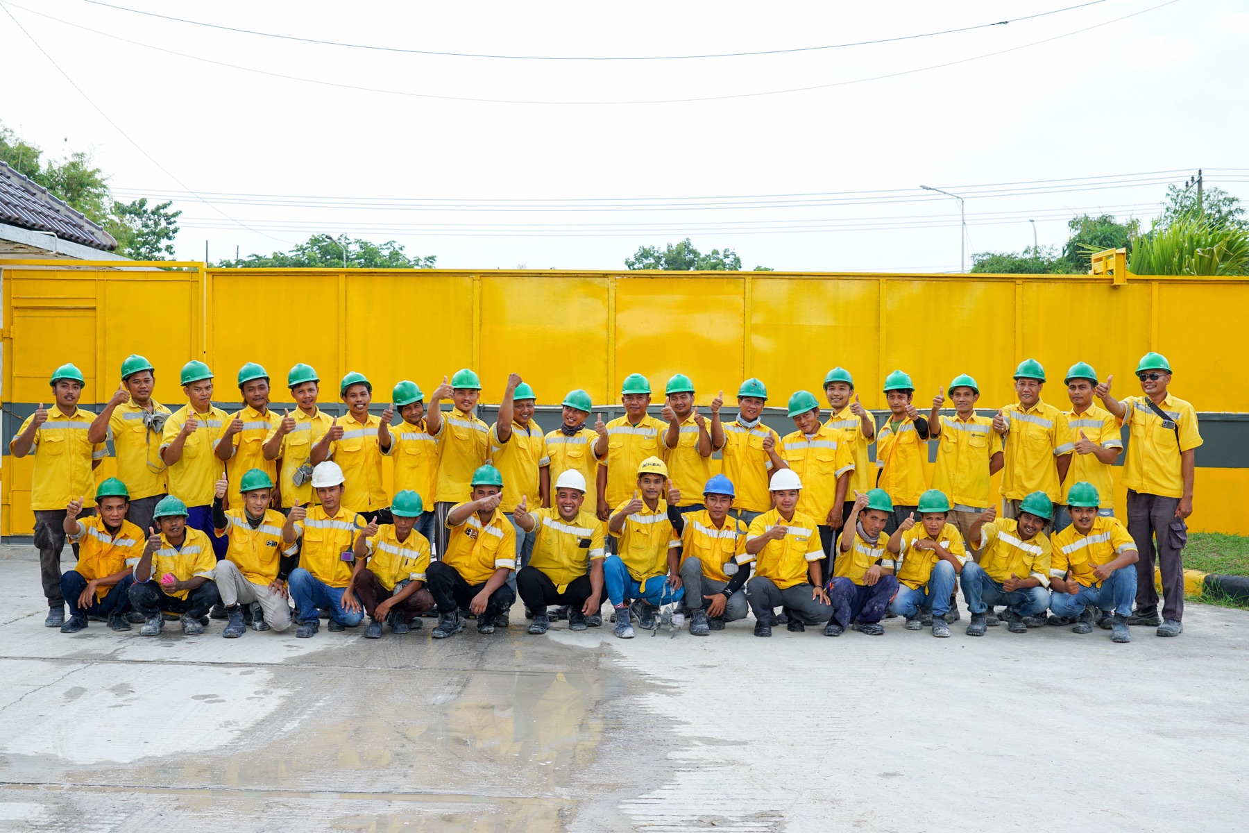The Bhumidana Indonesia team at the Tuban plant